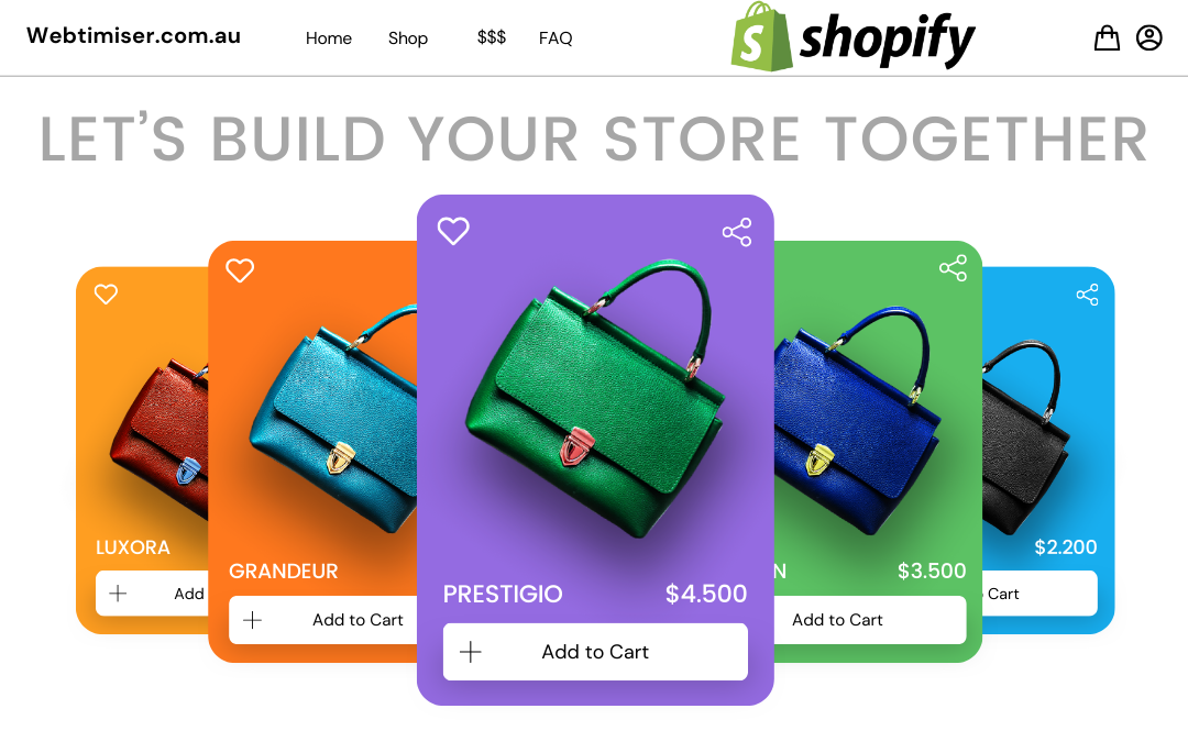 ecommerce & Shopify store